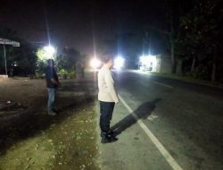 Polsek Hinai Patroli Antisipasi Geng Motor dan Balap Liar, Situasi Kamtibmas Aman dan Kondusif