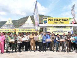 Bupati dan Wabup Samosir Monitoring Pos Pengamanan Lebaran 2026, 10 Pos Disiagakan