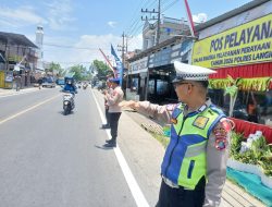 Arus Lalu Lintas Kondusif, Polres Langkat Intensifkan Pengamanan Ops Ketupat Toba 2026