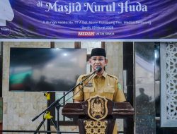 Safari Ramadan di Masjid Nurul Huda, Pemko Medan Salurkan Bantuan dan Santuni Anak Yatim