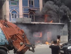 Toko Cat di Marelan Ludes Terbakar, Pemilik Toko Tewas Terpanggang