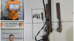 Pura-Pura Berburu, Dua Terduga Curanmor di Langkat Dibekuk Polisi