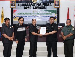 DPRD Setujui LKPJ Bupati Samosir Tahun Anggaran 2025