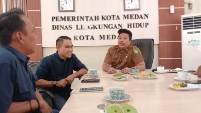 Perkuat Sinergitas dengan DLH, Wartawan Pemko Medan Siap Dukung Program Rico Waas Wujudkan Kota Bersih