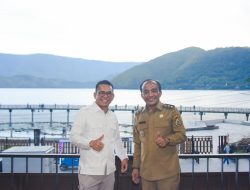 Wabup Samosir Sambut Kunjungan Wakil Walikota Medan di Pangururan