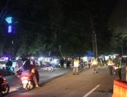 Polres Langkat Kerahkan Personel Amankan Malam Takbiran dan Festival Pawai Obor di Stabat