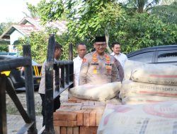 Sambut Hari Bhayangkara Ke 80, Kapolres Langkat Gelar Program Bedah Rumah
