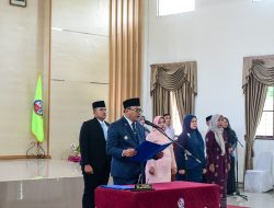 Bupati Lantik Dua Kepala Dinas Definitif Bersama 18 Pejabat Lainnya