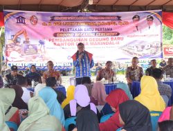Bupati Apresiasi Pembangunan Kantor Desa Marindal II Berbasis Swadaya Masyarakat