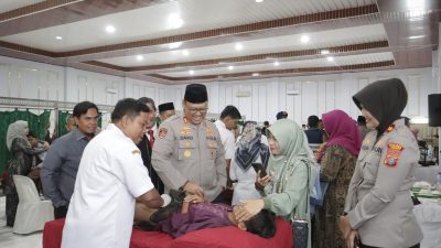 Kapolres Langkat Pimpin Khitanan Massal 152 Anak, Wujud Nyata Kepedulian Polri kepada Masyarakat