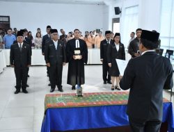 9 Pejabat Eselon II Samosir Dilantik, Wabup Minta Kerja Nyata