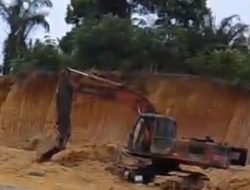 Kawasan Hutan Desa Serapuh ABC Langkat Disulap Jadi Galian C