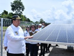 Bupati Samosir Tinjau Pembangunan Pompa Air Tenaga Surya Bantuan Kedubes Inggris, Akan Airi 80 Hektare Persawahan