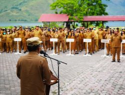 Peringatan Hari Lingkungan Hidup di Samosir, Wabup Ariston Ajak Masyarakat Ubah Pola Kelola Sampah