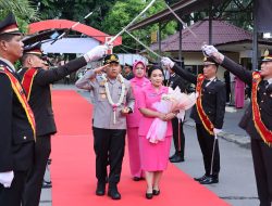 Polres Langkat Gelar Pisah Sambut Kapolres, AKBP Hannry PH. Tambunan Resmi Gantikan AKBP David Triyo