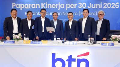 BTN Cetak Kinerja Cemerlang, Laba Bersih Semester I/2026 Melesat 40,8 Persen, NPL Turun ke 2,99 Persen