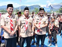 Wabup Samosir Hadiri Penutupan Jamdasu XI 2026, Beri Motivasi dan Apresiasi kepada Kontingen Samosir
