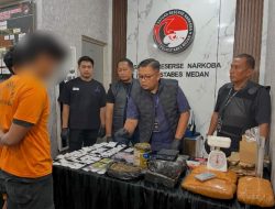 Manfaatkan Jasa Ekspedisi, Peredaran Narkoba Lintas Provinsi Diungkap Satresnarkoba Polrestabes Medan