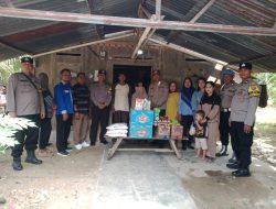 Kapolres Langkat Salurkan Bantuan dan Trauma Healing bagi Korban Pencabulan di Secanggang