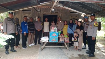 Kapolres Langkat Salurkan Bantuan dan Trauma Healing bagi Korban Pencabulan di Secanggang