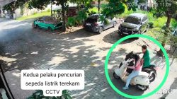 Aksi Pencurian Sepeda Listrik di Komplek Tomang Mas Indah Medan Terekam CCTV