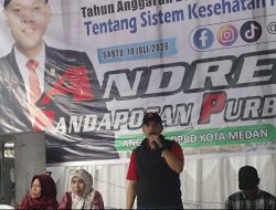Gelar Sosper Tentang Sistem Kesehatan Kota Medan, Andreas Pandapotan Purba: Jangan Ada  yang Tolak Pasien
