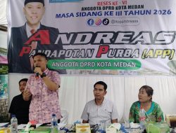 Serap Aspirasi Masyarakat, Andreas Pandapotan Purba Beri Solusi Atas Persoalan Masyarakat