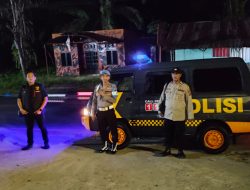 Antisipasi Geng Motor dan Kejahatan 3C, Polsek Gebang Patroli Blue Light