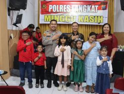 Kapolres Langkat Gelar Minggu Kasih Bersama Jemaat GPdi Lembah Pujian