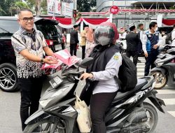 Pemko Medan dan PWPM Kibarkan Semangat  Merah Putih di Jalanan Kota