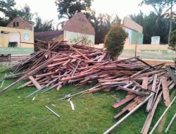 Gawat! Material Bangunan Sekolah Bekas Proyek Rehabilitasi Sekolah di Langkat Diduga Dijual
