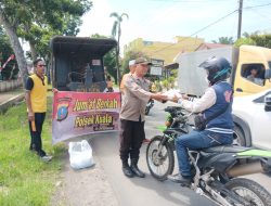 Pererat Silaturahmi dengan Masyarakat, Polsek Kuala Gelar Jum’at Berkah