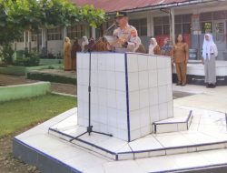 AKP Master Jadi Pembina Upacara di SMA Negeri 1 Salapian, Tekankan Disiplin dan Bahaya Narkoba