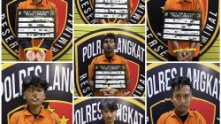 Tujuh Pelaku Pencurian Disertai Kekerasan di Empat Lokasi Ditangkap, Sajam dan Sepeda Motor Diamankan