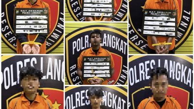 Tujuh Pelaku Pencurian Disertai Kekerasan di Empat Lokasi Ditangkap, Sajam dan Sepeda Motor Diamankan
