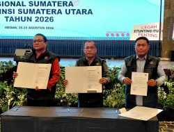 Perkuat Komitmen, Deli Serdang Teken Kesepakatan Bersama Penurunan Stunting