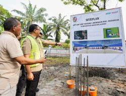 Bupati Deli Serdang Letakkan Batu Pertama Pembangunan RKB dan Aula SMPN 1 Beringin