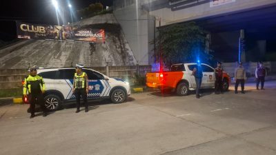 Antisipasi Aksi Balap Liar Premanisme dan Knalpot Brong, Tim UKL Polres Langkat Laksanakan Patroli Malam