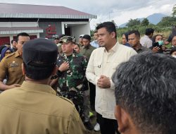 Tinjau Pengungsi Sinabung, Bobby Nasution Pastikan Keselamatan Warga