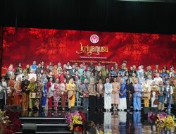 Anggunnya Jelita Asri Ludin Tambunan dalam Balutan Tenun Deli Serdang di Kriyanusa 2026