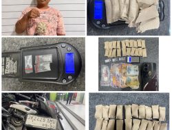 Jual Narkoba di Pinggir Rel Jalan Sutomo, Pria Paruh Baya Disergap Polisi Bersama Barbut 3 Paket Sabu dan 20 Paket Ganja