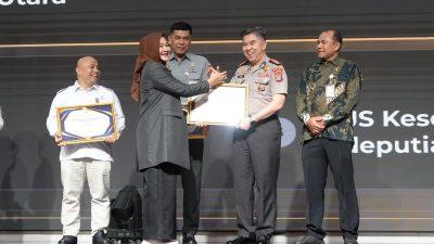 Kapolda Sumut Raih Penghargaan Achievement Person, Polda Sumut Predikat Informatif di KI Award 2026