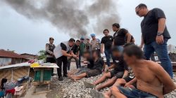 Polisi Gerebek Sarang Narkoba Rel Tembung, 6 Pelaku Diringkus, 3 Diantaranya Residivis