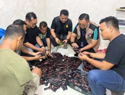 Polisi Gerebek Gudang Penyimpanan 1.152 Vape Narkoba Berkedok Bengkel di Bandar Setia