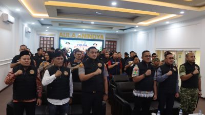 Kapolres Binjai Bersama Forkopimda Deklarasikan PBM Sumut Menolak Narkoba