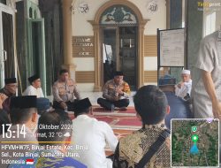 Gelar Jum’at Keliling, Kapolres Binjai Himbau Masyarakat Jaga Kamtibmas di Masjid Al-Muhajirin