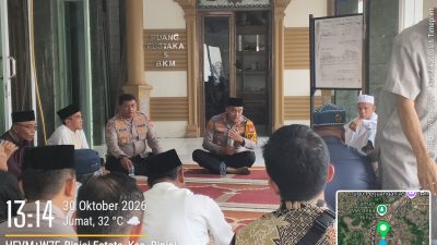Gelar Jum’at Keliling, Kapolres Binjai Himbau Masyarakat Jaga Kamtibmas di Masjid Al-Muhajirin